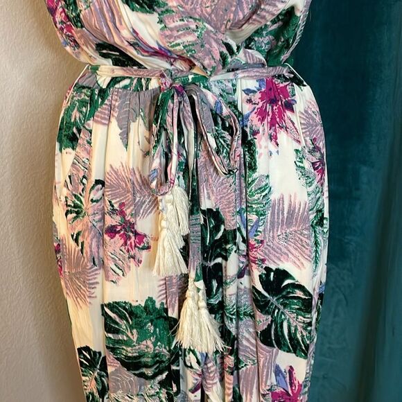 Charme U tropical print pants jumpsuit | size M - Picture 4 of 9